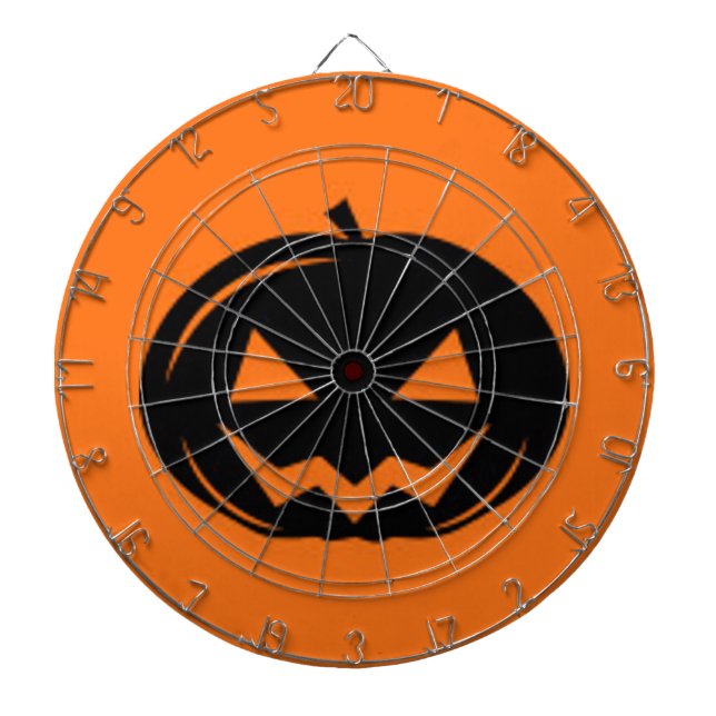 Black Pumpkin Dartboard (Front)