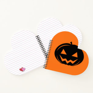 Black pumpkin notebook