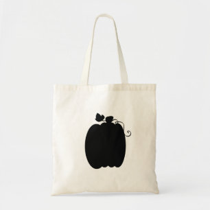Black Pumpkin Trick or Treat Tote Bag