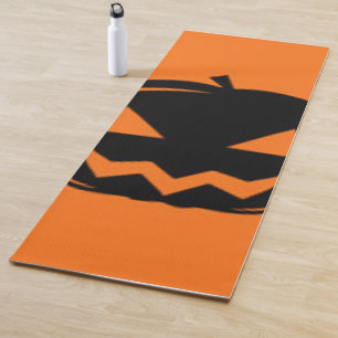 Black pumpkin yoga mat