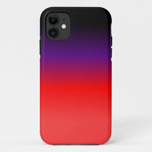 Black, Purple and Red Gradient iPhone 11 Case