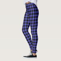Black Purple Buffalo Plaid Gingham