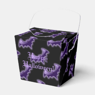 Black & Purple Night Wing Bats Take-Out Favour Box