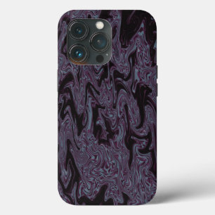 Black & Purple Wavy  iPhone 13 Pro Case