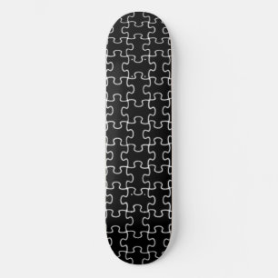 black puzzle game skateboard