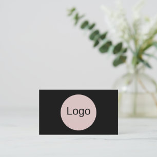Black QR Code Business Card Luxury Scan Me Card