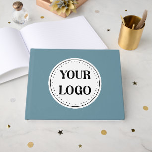 Black QR Code Logo   Modern & Elegant Business Guest Book