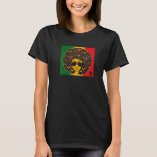 Black Queen   African Black Girl   Black History M T-Shirt