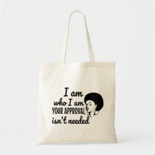 Black Queen Afro African American Tote Bag