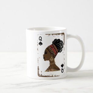 Black Queen Afro Drug Proud Melanin African Americ Coffee Mug