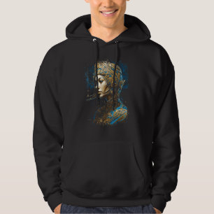 Black Queen Afro Melanin Dripping Juneteenth 32 Hoodie
