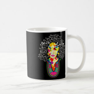 Black Queen Black History Month African American A Coffee Mug