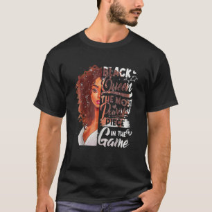 Black Queen Black History Month Afro African Pride T-Shirt
