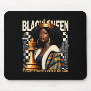 Black Queen Chess Empowerment Black Culture Costum Mouse Pad