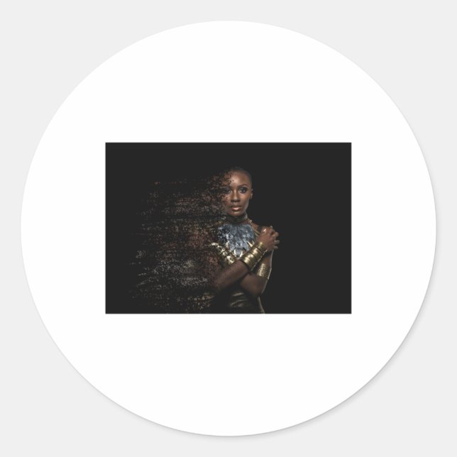 Black Queen Dispersion Sticker  (Front)