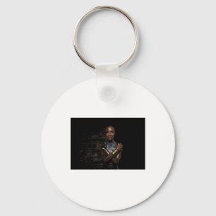 Black Queen Dispersion Sticker  Key Ring