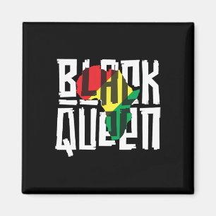 Black Queen For Women Girls History Month Africa Magnet
