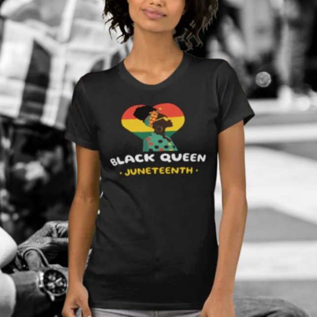 Black Queen Juneteenth T-Shirt (Creator Uploaded)