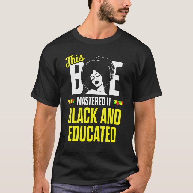 Black Queen Masters Graduation 22 T-Shirt (Front)