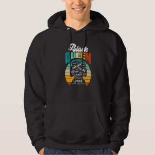 Black Queen Melanin Afro American Black American Hoodie