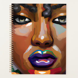 Black queen melanin sista black girl magic women  planner