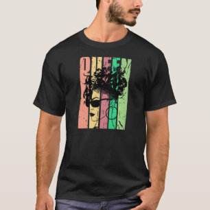 Black Queen Motivational African American Womens W T-Shirt