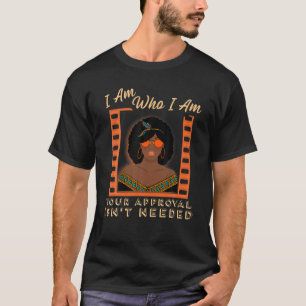 Black Queen Natural Afro Curly Hair African Diva P T-Shirt