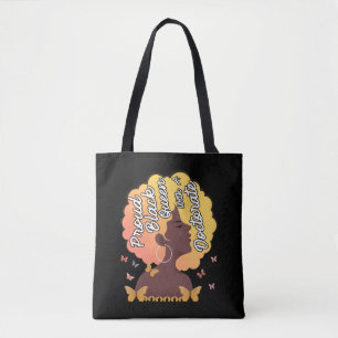Black Queen PhD Doctorate Degree Graduation EdD Ps Tote Bag