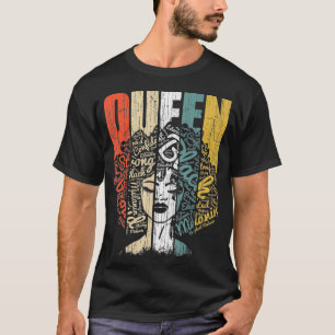 Black Queen Pride Shirt for Women African Power