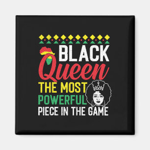 Black Queen The Most Powerful Piece Black History Magnet