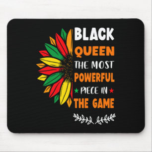Black Queen The Most Powerful Piece Black History Mouse Pad