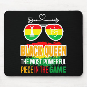 Black Queen The Most Powerful Piece Black History Mouse Pad