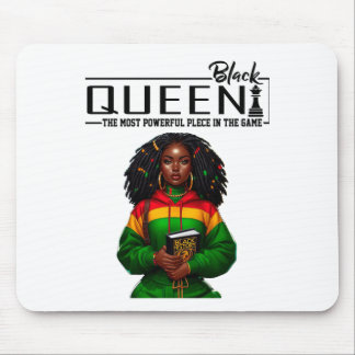 Black Queen The Most Powerful Plece In The Game - Mouse Pad