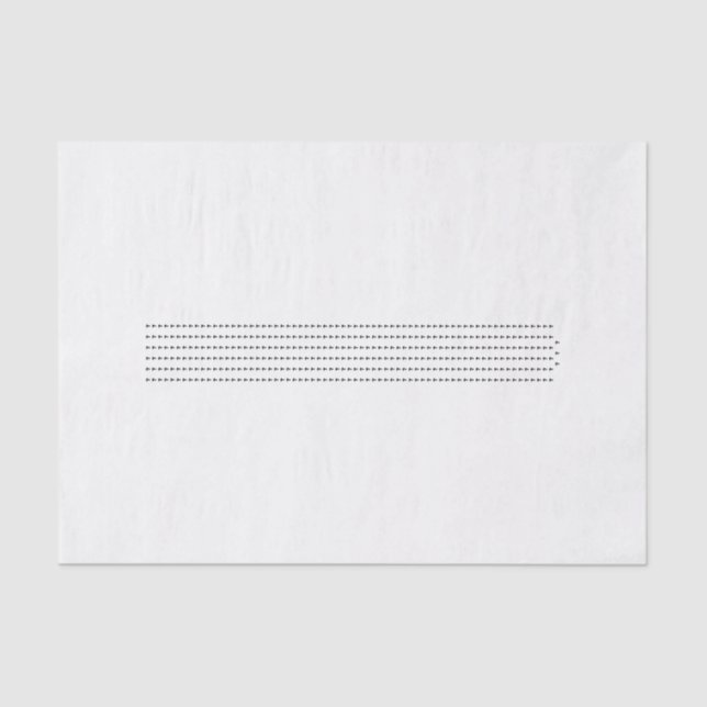 Black Question Marks Mystery Gift Tissue Paper (Front)