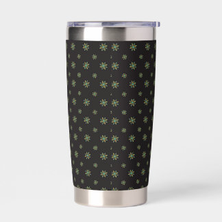 Black Quilt Star Insulated Tumbler