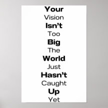 Black Quoted Poster Print #1