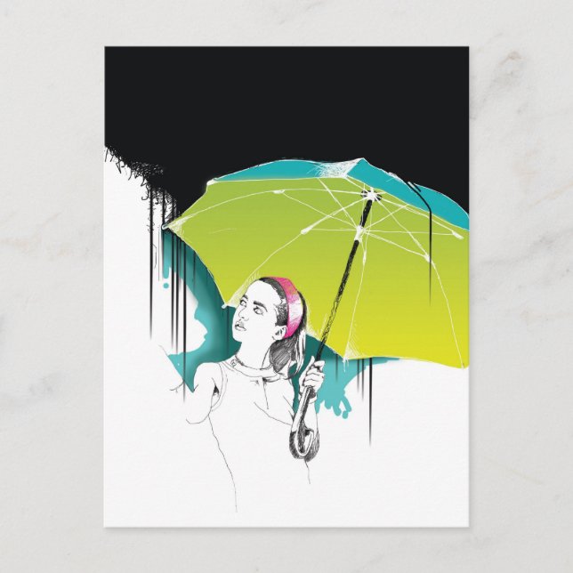 Black Rain Postcard (Front)