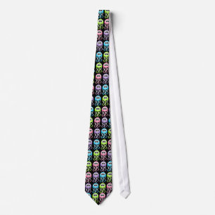 Black Rainbow Jellyfish Tie