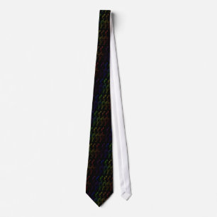 Black Rainbow Pride Tie