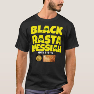 BLACK RASTA MESSIAH Basic Dark T-Shirt