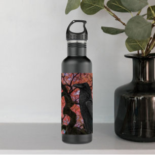 Black Raven and Gnarly Japanese Maple 710 Ml Water Bottle