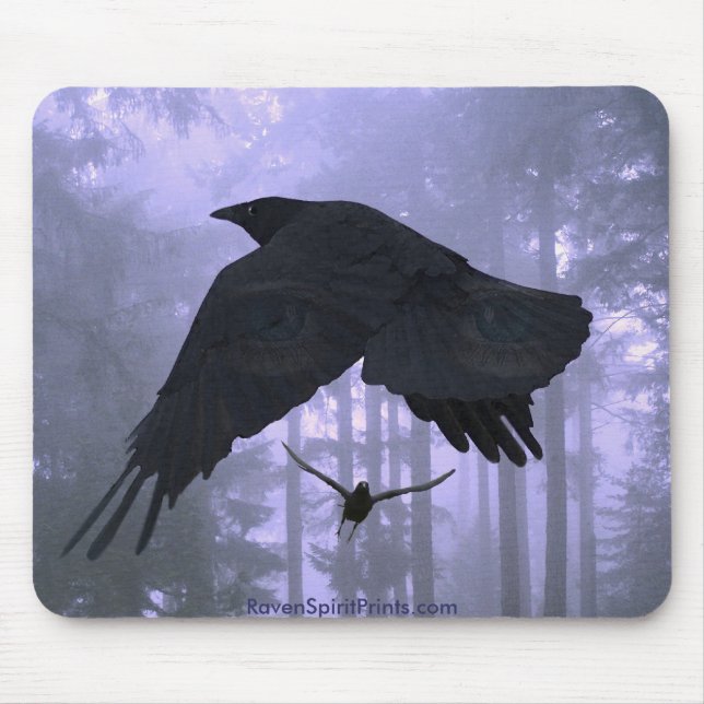 BLACK RAVEN Collection Mouse Pad (Front)