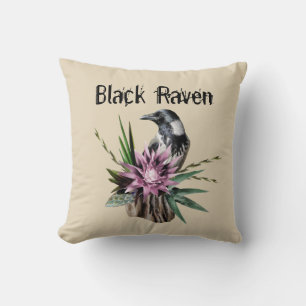 Black Raven Cushion