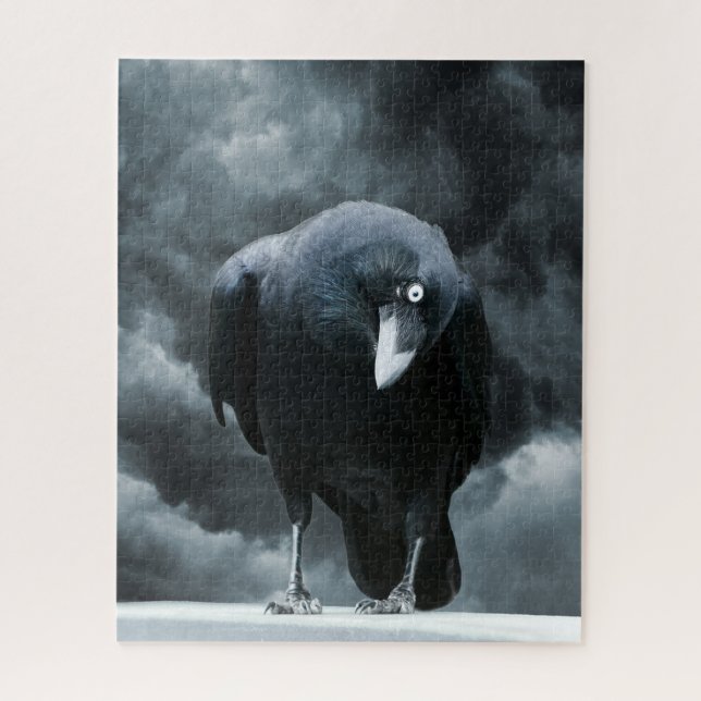 Black Raven Jigsaw Puzzle (Vertical)
