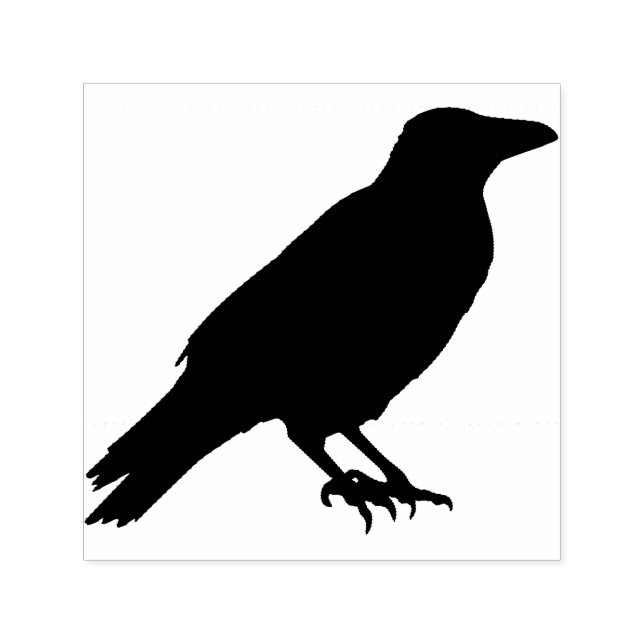 Black Raven Self-inking Stamp (Design)