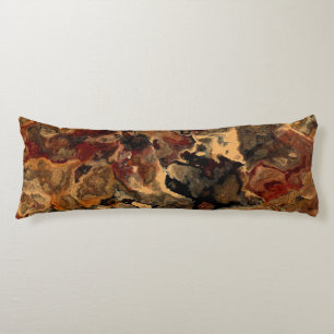 Black, Red and Rust Body Cushion