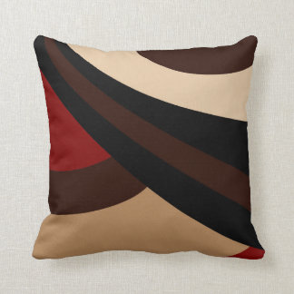 Black, Red, Beige, Brown Modern Design Cushion