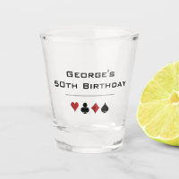 Black Red Gambling Casino Card Suits Birthday