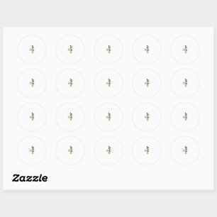black, red, green clip art design Sticker