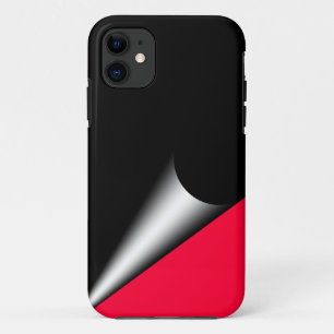 Black Red Page Curl Case-Mate Case